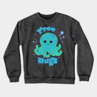 Free Hugs Cute Octopus Crewneck Sweatshirt